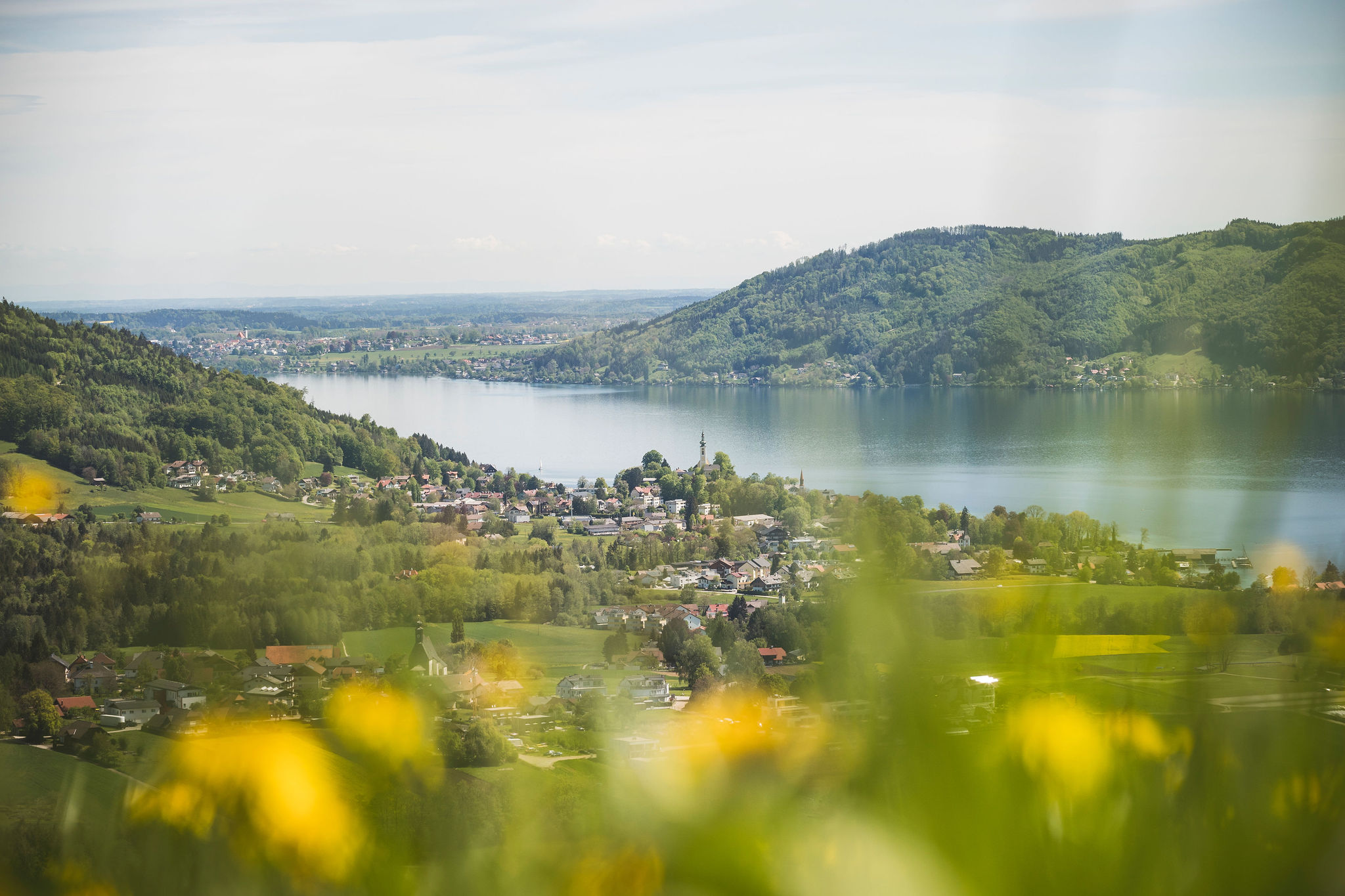 Landschaftsaufnahme Attersee am Attersee 